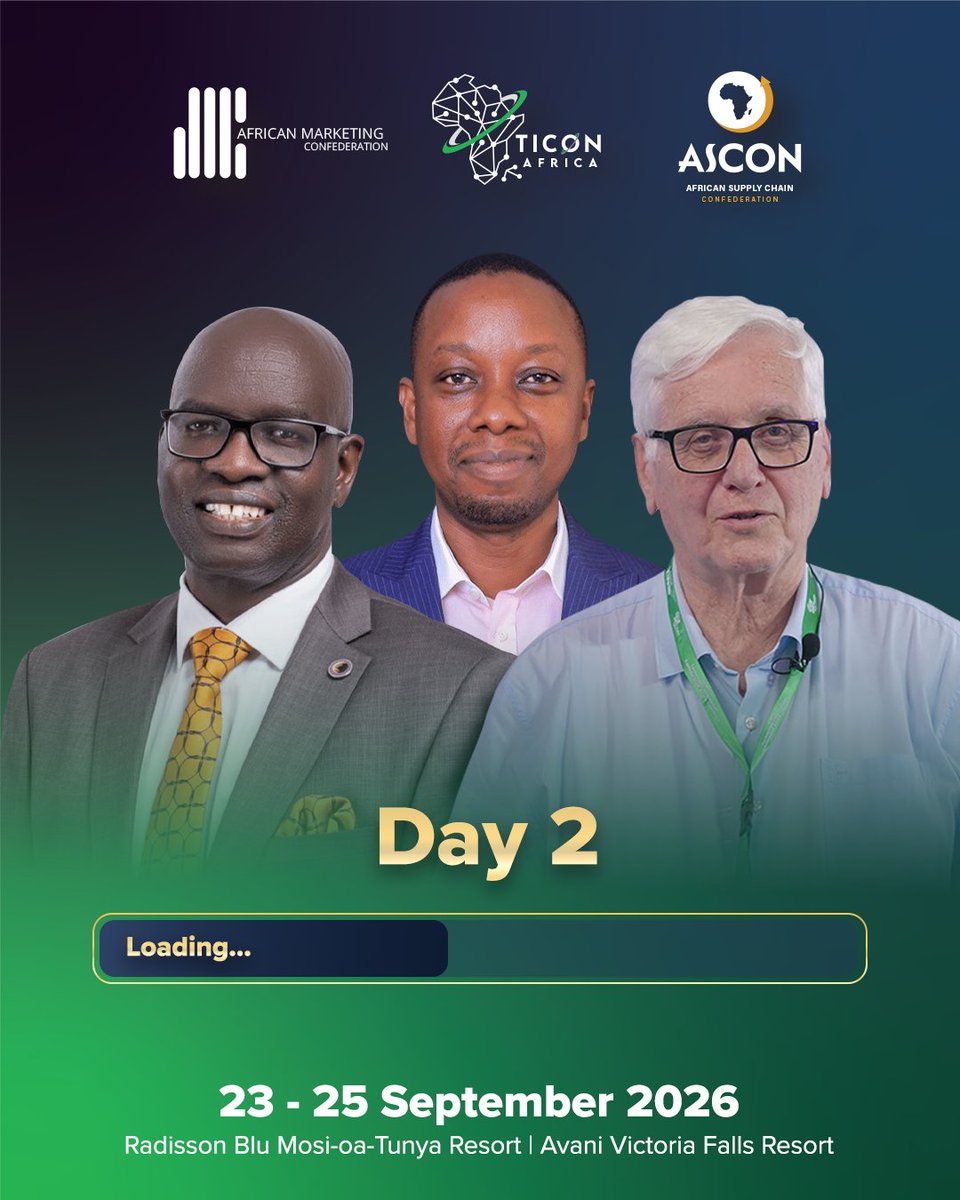 ASCON_Africa's tweet photo. Day 2 is loading... ⏳

From supply chain strategy and digital innovation to cross-continental collaboration, the conversations driving Africa's future continue in Livingstone.

Stay tuned for conference highlights, key insights, and moments from Livingstone as they happen. https://t.co/YFKp6ut3CA