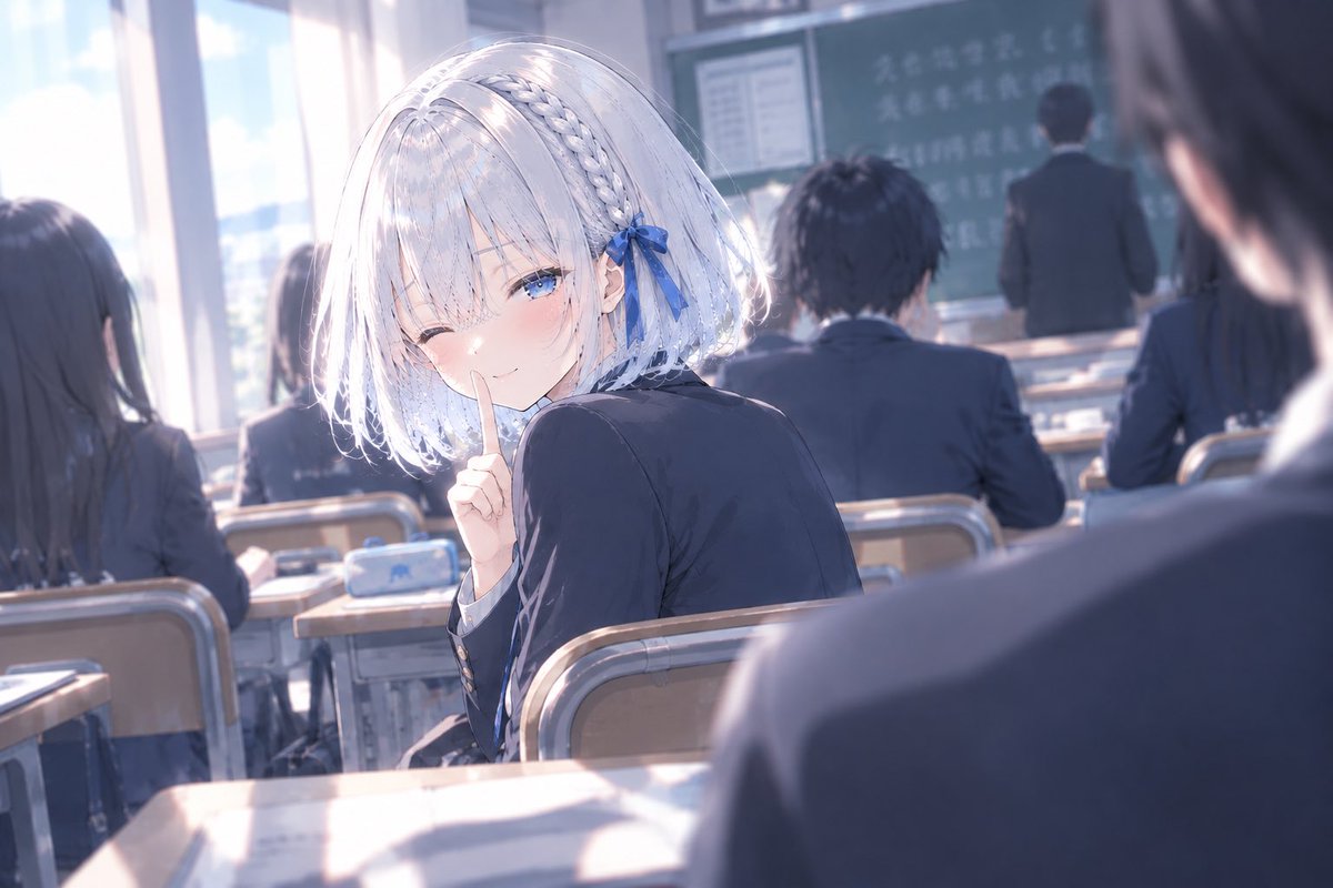 shiranamiAIcr's tweet photo. しぃーっ
周りに見てるのバレちゃうよ？💕
#AIart️️️️️️️️️️️️️️️️️️️️️️️️️️️️️️️️️️️️️️️️️️️️️️️️️️️ #AIイラスト #白波渚紗 https://t.co/jeczo2rUEZ
