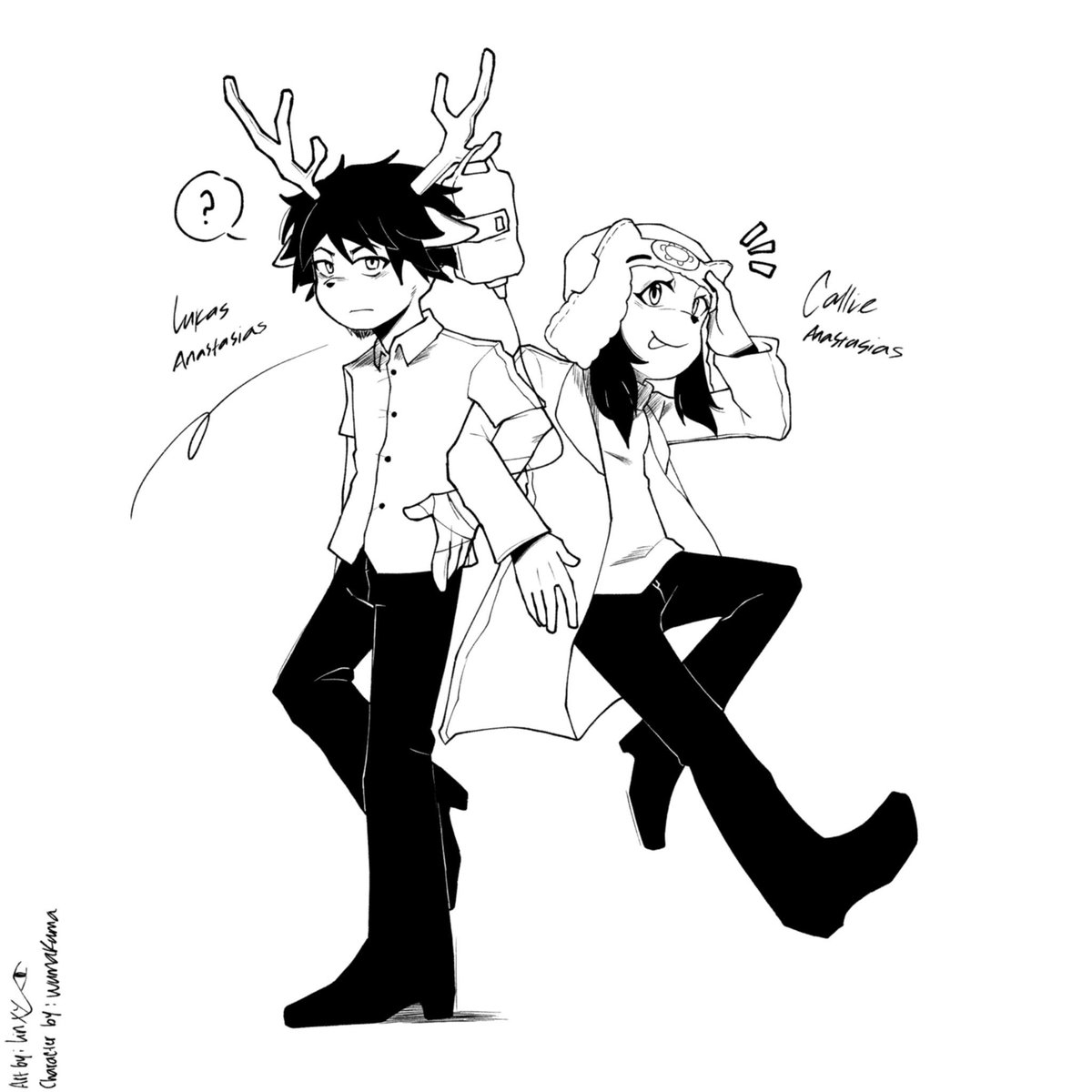 Wumakuma's tweet photo. Lukas🩸 & Callie☎️
🎨: https://t.co/U7KakxSiHn
#deeroc https://t.co/3TxW16d0F8