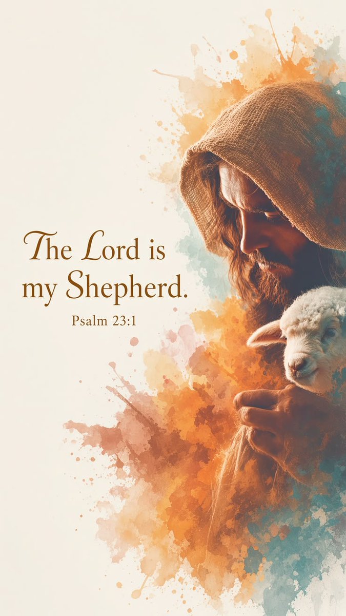 christ_the_son's tweet photo. Psalm 23:1 https://t.co/Yx2O2vwpdl