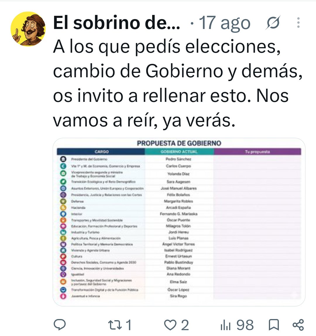 Lope98010's tweet photo. @JavierSSnc95283 @victorg91 Tú defiendes a todo un gobierno maleducado y mentiroso, amén de corruptos, vendido a marruecos y criminal.
Y tienes los santos cojones de darme lecciones y negar lo evidente.
Eres un tarado de manual. https://t.co/C9dgnrgMG4