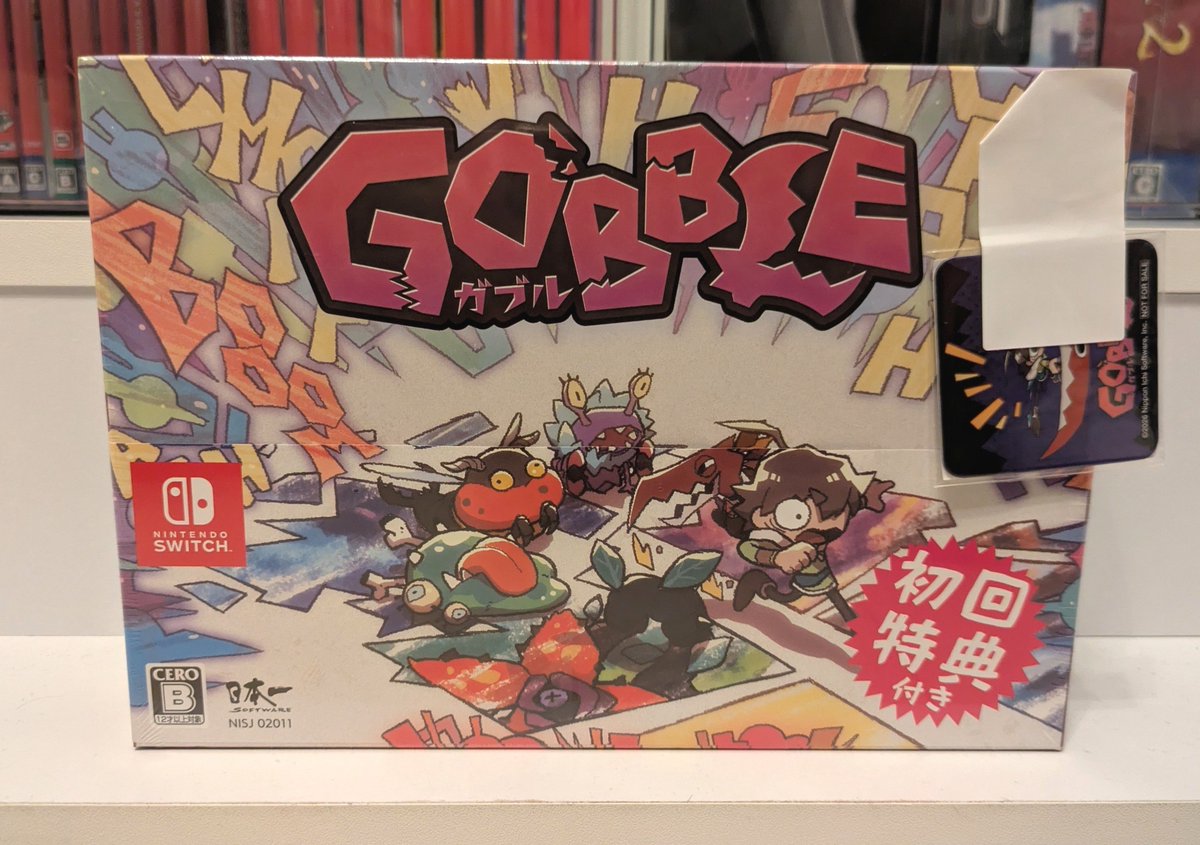 kindagaya's tweet photo. ガブル

漫画調グラフィックの横アクション
初回生産分は特典が豪華仕様

特製BOX、サントラ、アートブック、ラバーキーホルダー、ステッカー、それとGEO特典のマグネット https://t.co/Bs0nJzmGTY