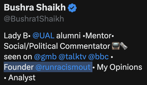 chochoichoy's tweet photo. @Bushra1Shaikh "Founder @runracismout" - loading... https://t.co/kenngoaxZ8