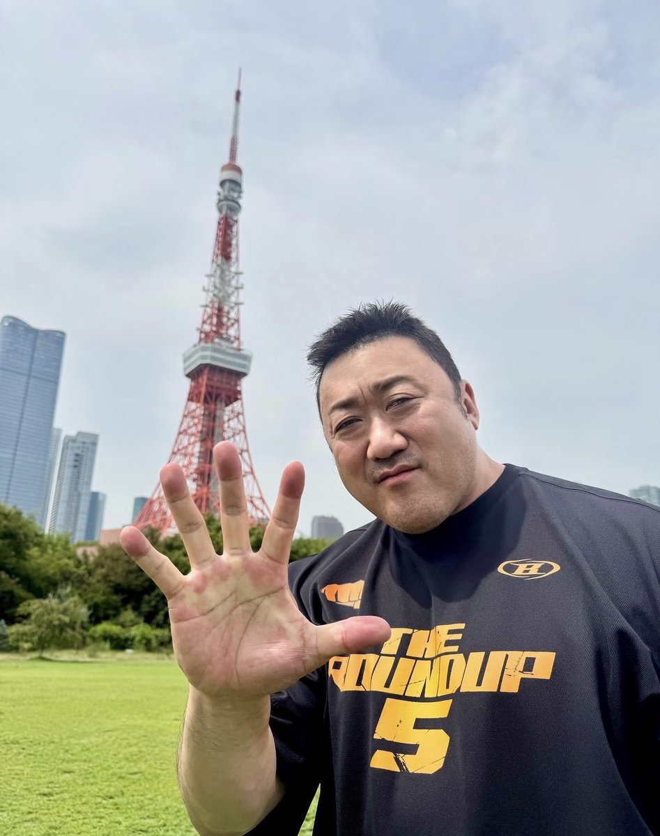 kdrm__r's tweet photo. 日本で『犯罪都市5』の撮影をしていたと？！ https://t.co/j0qe2azh4H