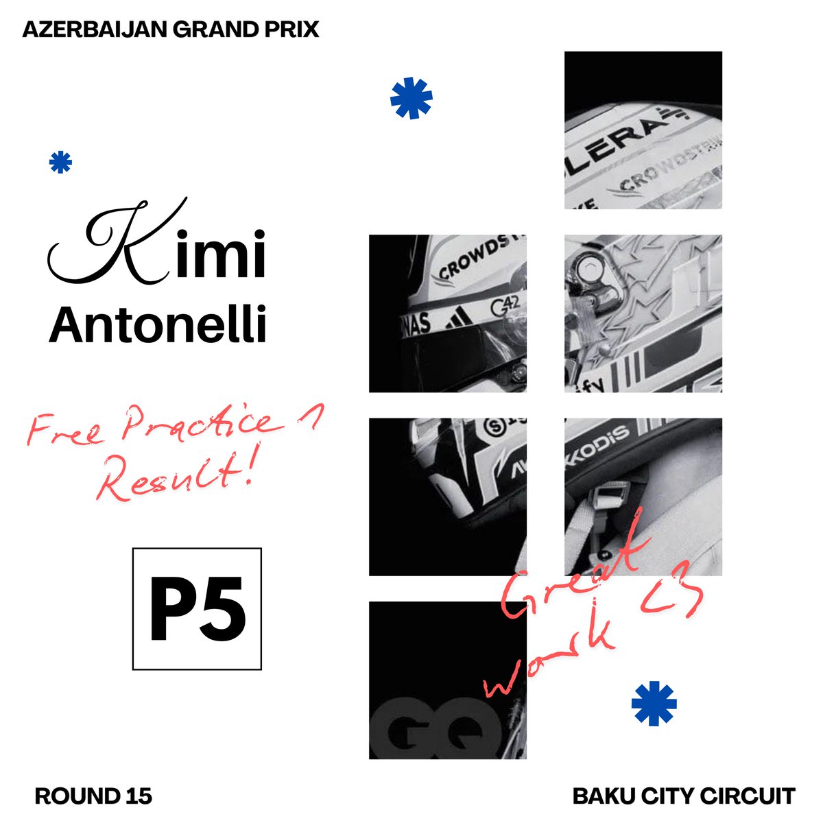 kiminationofc's tweet photo. P5 for Kimi in FP1! 

#AzerbaijanGP #KA12 #fortuNELLi #unbreAKAble #kimination https://t.co/Y0YNGcVscj