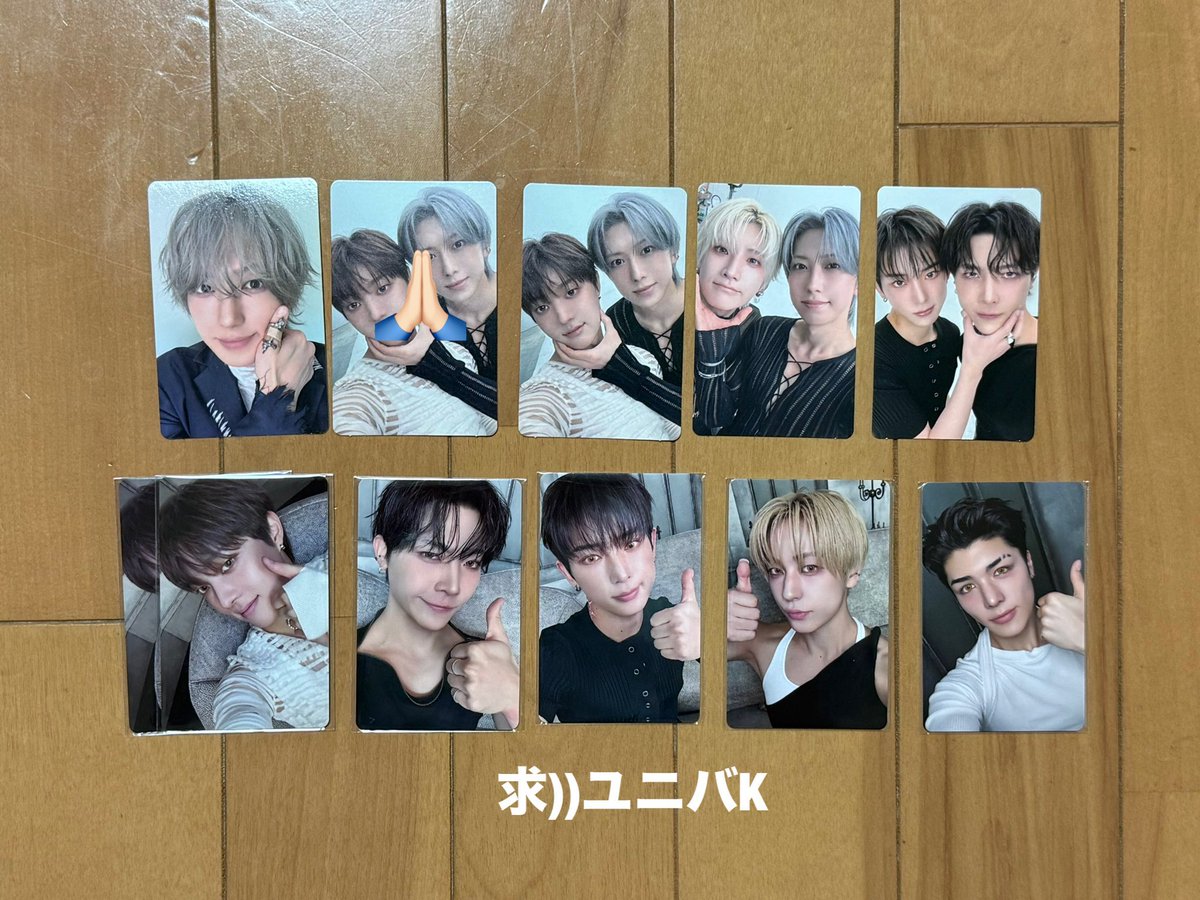 torhk_oO's tweet photo. &amp;TEAM Mark on Me MoMトレカ 交換

【譲】画像3枚

【求】画像4枚目(💚優先)

郵送希望📮
お気軽にお声かけください！

#andTEAM交換 #andTEAM_交換 https://t.co/y4BLfqpdt8