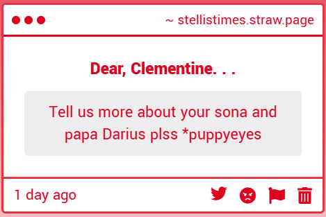 xiaoyilovebot's tweet photo. Darius Morgan’s wife, Katherine Morgan, passed away from tuberculosis (TB) when Clementine was in junior high. Devastated by the loss, both father and daughter found comfort in each other...
#ClementineMorgan #totsona #ocsona https://t.co/kCllCAfiDw