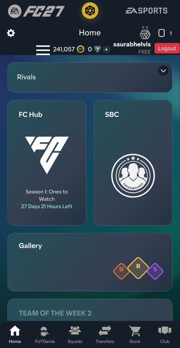 fut_speculator's tweet photo. Nice little feature they’ve introduced to collapse Rivals rewards for people who don’t want to open them on the Companion app by mistake
EA have made some nice little changes in UI this FC 27 and Im all for it https://t.co/vRd9ZIKkHx