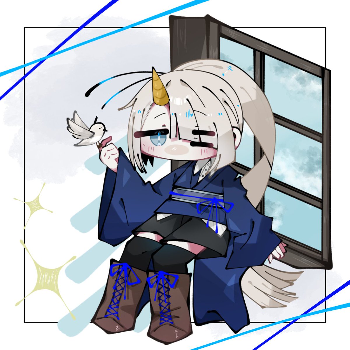 _azu_make's tweet photo. 窓辺
 #いふ狭間と  #illustration https://t.co/iN0o3cxba4
