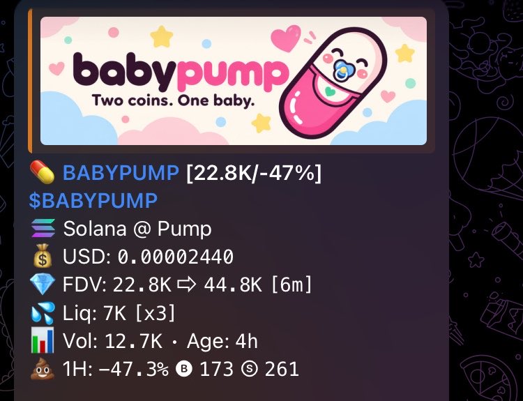 MoonCryptof30x's tweet photo. All hard work paid off $BABYPUMP bonded let's make this real $BABYPUMP the next legend send it to 1Million

Ca 

6asL9CQSD4STkBmriyGKYyeqZbQSJuekXoDYJj94pump https://t.co/z44X5aicBw