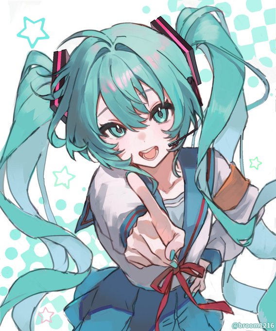 初音ミク「ラビットホール #初音ミク #バニーの日」|青木羅々のイラスト