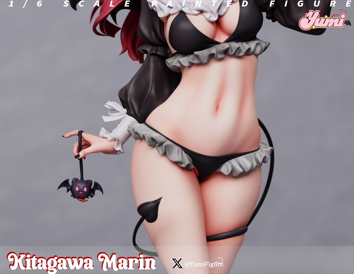 YumiFigure's tweet photo. 【New Arrival】1/6 My Dress-Up Darling Marin Kitagawa Figure – Succubus Liz cos Ver. Pre-orders Open Now!✨
Here’s the pre‑order link!⬇️
https://t.co/Wa9W2z3E8K
🎁Giveaway starts now! Follow us & repost for a chance to win a FREE figure!

Details:
‑ Height: 29cm
‑ Figure type: 18+
‑ Features: Replaceable nude body
‑ Price: $219 /Deposit: $79
‑ Estimated Release: Q1 2027

#MyDressUpDarling #その着せ替え人形は恋をする #着せ恋 #MarinKitagawa #喜多川海夢 #Marin #animefigure #フィギュア #美少女フィギュア #NSFW