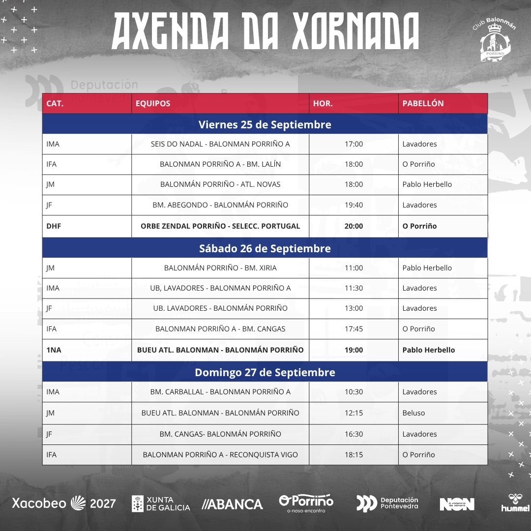 BmPorrino's tweet photo. Axenda da fin de semana: https://t.co/evA493TazQ