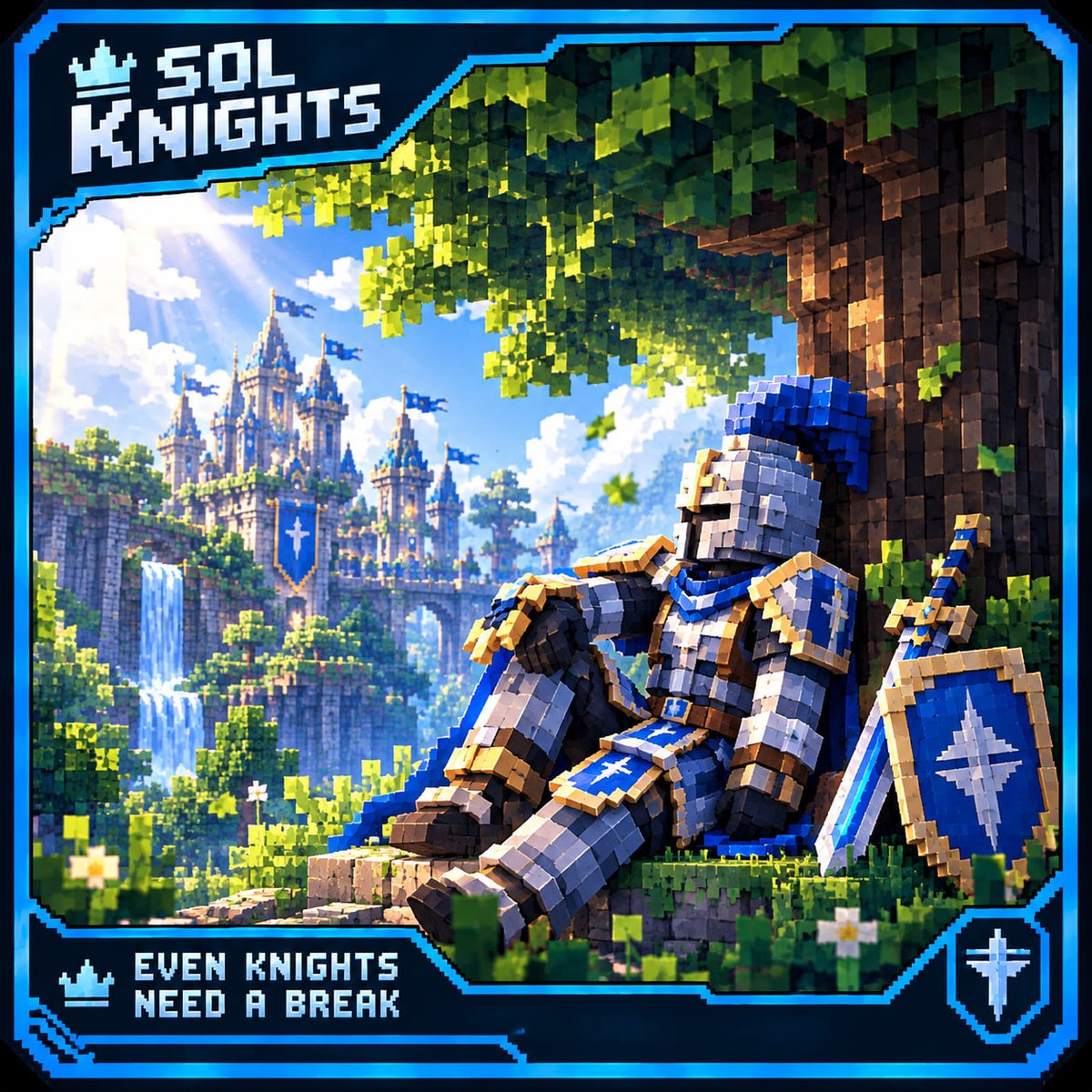 SolKnights_pack's tweet photo. Even Knights Need A Break https://t.co/PYXRJ6n6z9