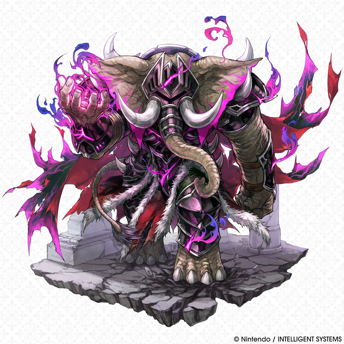 FE_Shadows_JP's tweet photo. キャラクター紹介✨

剣霊　漆黒の騎士
-------------------------------------------
闇の勢力に属し、戦い続ける使徒。
自分と渡り合える剣の使い手を探し、
亡霊のように大陸を彷徨う。

漆黒の騎士さんは、魂を集めることで解放できます。
魂は、以下の方法で入手可能です♪ 

・期間限定ログインボーナス（計6個）★本日から！
・第4部のストーリー報酬（計3個）
・バトルの宝箱報酬、バザール

＃FEシャドウズ
＃ファイアーエムブレム