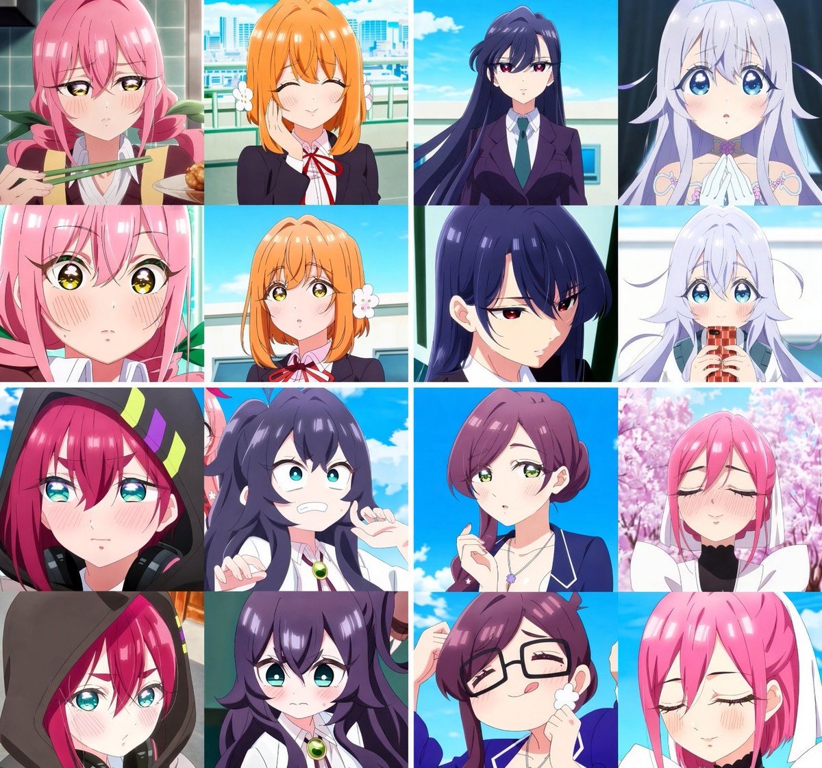 Animefan_Cat's tweet photo. 100カノの彼女達のカラーをチェンジした姿が案外似合ってて可愛い件 https://t.co/6637dH1oph