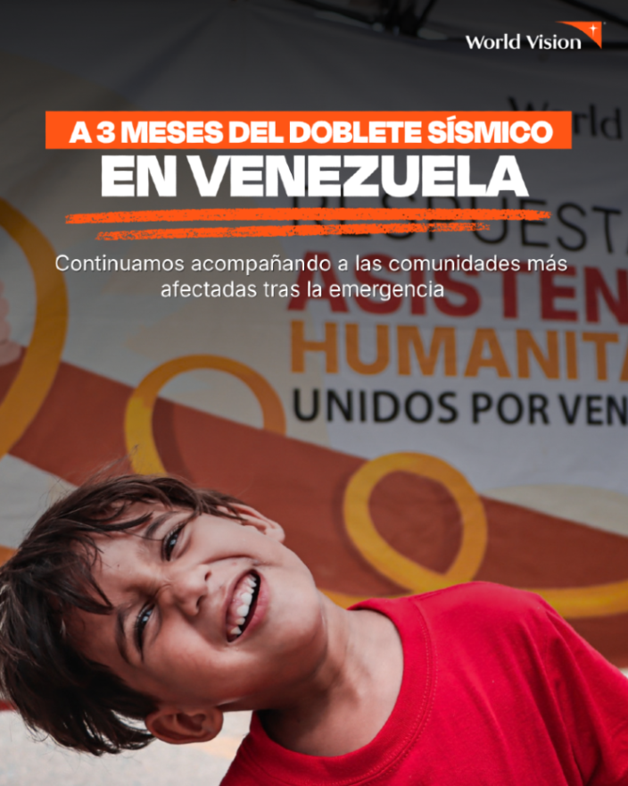 WorldVisionONG's tweet photo. 📢Tres meses después de los terremotos en #Venezuela, miles de familias siguen intentando recuperar la normalidad. https://t.co/YKdYO2iosc