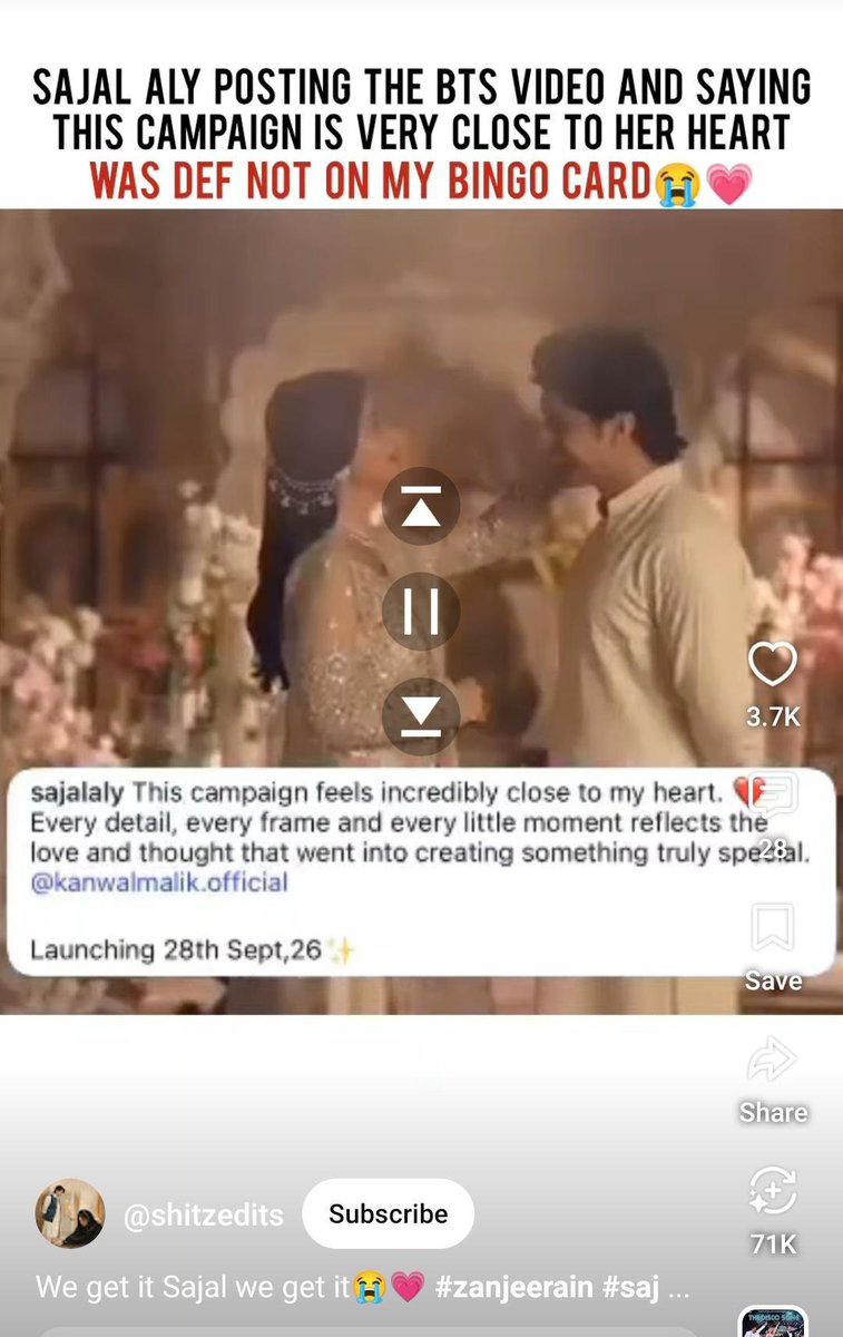 im__bella7's tweet photo. While Danyal is doing the right thing, telling shippers not to go overboard and diffusing their cringeness ...on the other hand we have sajal giving oxygen to cringe shippers with her OTT captions. Why she is milking the ship so much ? Never seen bilshan/ahaneer do this #sarbiya https://t.co/zCyvLj9BPt