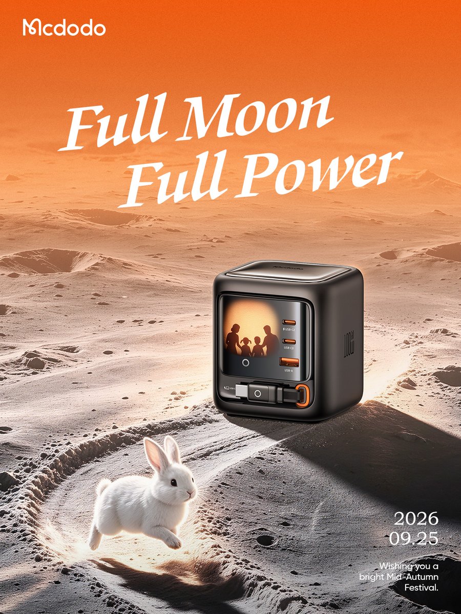 mcdodolife's tweet photo. Full moon. Mooncakes. Family time. 🌕

A little Mid-Autumn tradition from China, shared with friends around the world.

Wishing you a warm night, wherever you are. ✨

#MidAutumnFestival #MoonFestival #mcdodo https://t.co/2M9gFv9yoA