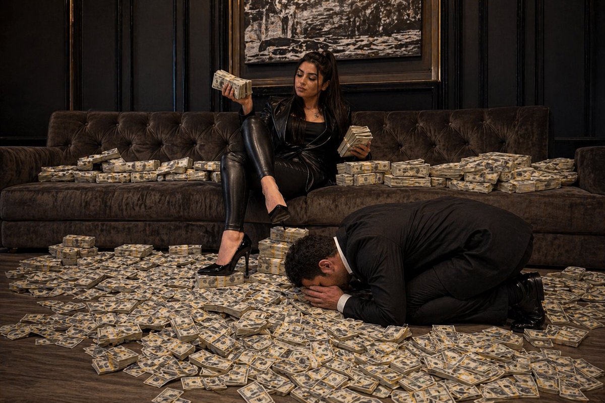 Miss_nadia24's tweet photo. Poor loser, the money is mine, you look like a dirty pig. https://t.co/GtYSh3clRx