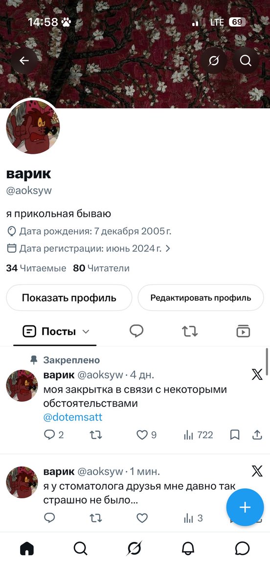 aoksyw's tweet photo. я хожу со светлой темой не осуждайте женщину мне просто лень менять https://t.co/seg7KbEzyp
