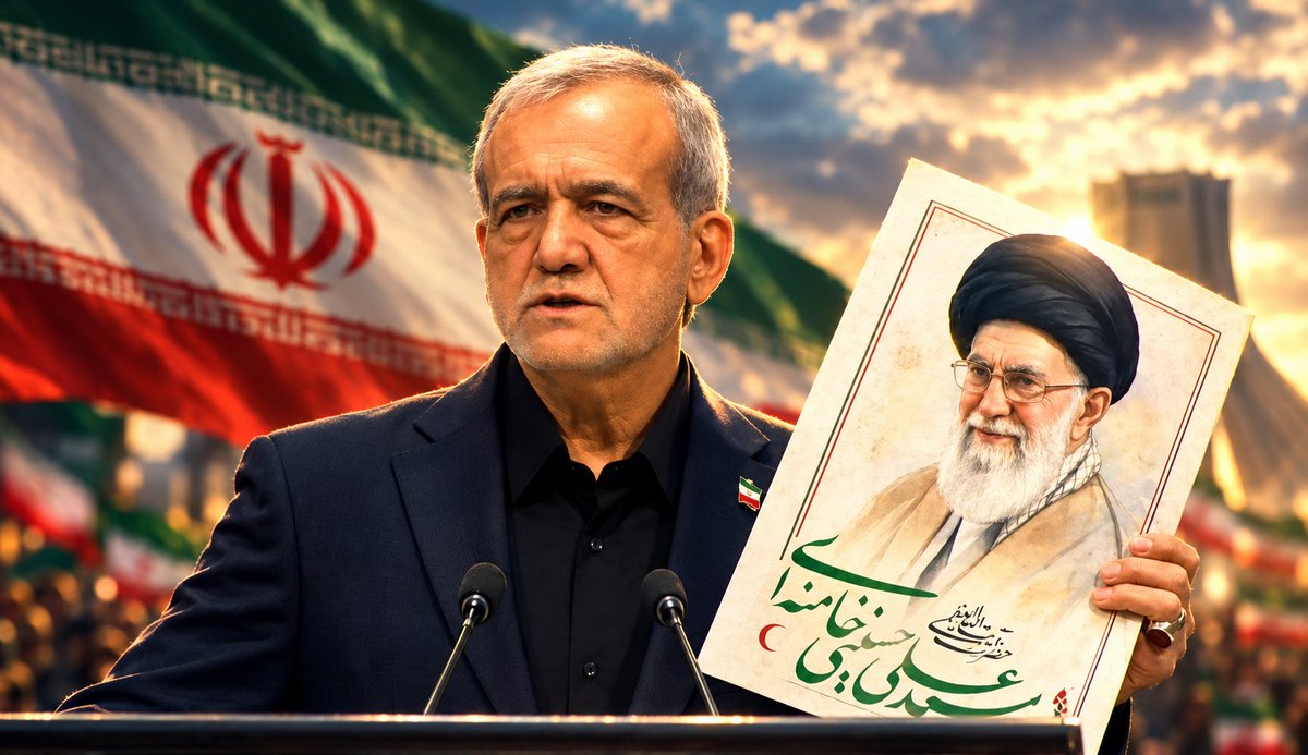 WGlnar's tweet photo. دکتر پزشکیان،
سپاس که صدای حقیقت را تا قلب سازمان ملل بردید؛
سپاس که تصویر رهبر شهید را بالا بردید تا جهانیان ببینند پشت این قاب، روایت یک ملت ایستاده است.
#صدای_ایران https://t.co/sOfbyQI9OO