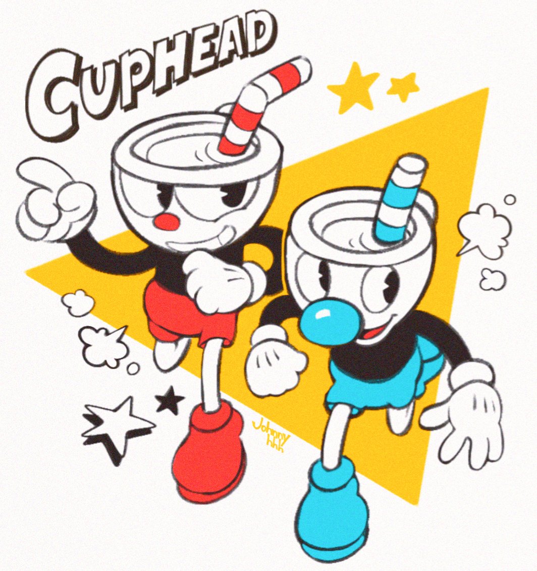 Johnnyhhh246's tweet photo. These are my earlier artworks for #cuphead https://t.co/CrVDuMw9XY