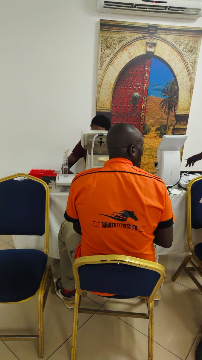 ntsa_kenya's tweet photo. Day 4: PTO driver's undergo free eye clinic checkup supported by Vijay optica to assess their vision. #PSVReformsKE #NTSA https://t.co/J8qXjJItkM