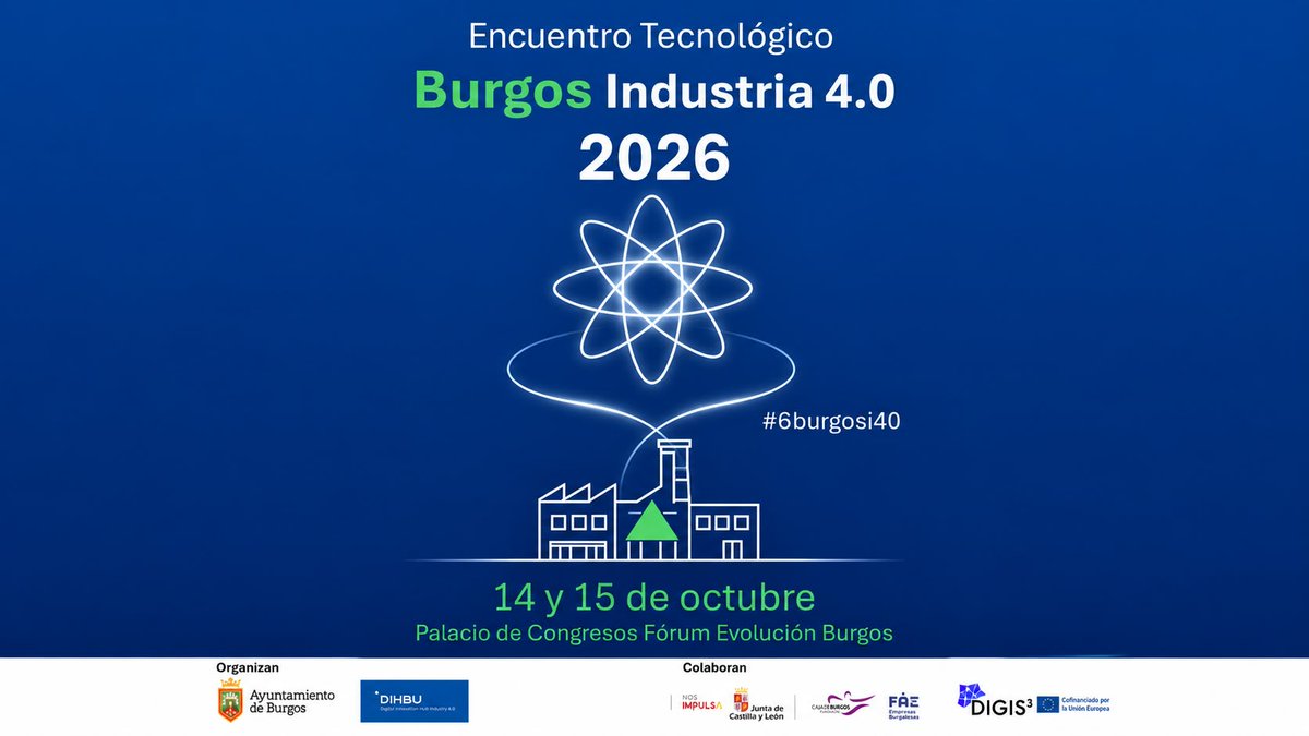 Technaid's tweet photo. We’re heading to #6burgosi40! 🤖
Technaid will be at Fórum Evolución Burgos showcasing ARTENIA, our robotic rehabilitation system, as one of the event’s selected technology demonstrators.
See you in Burgos!
https://t.co/SPbEy9hLzw 

#DIHBU #Robotics #Rehabilitation #Industry40 https://t.co/sDkwFfO21h