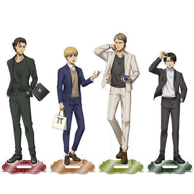 AnimeAnime_jp's tweet photo. 「進撃の巨人」エレン、リヴァイたちが買い物中！描き下ろしビジュアルを使用したグッズを京王百貨店のPOP UP SHOPにて販売
https://t.co/G1nLREW15j https://t.co/vv8AAwP2tl
