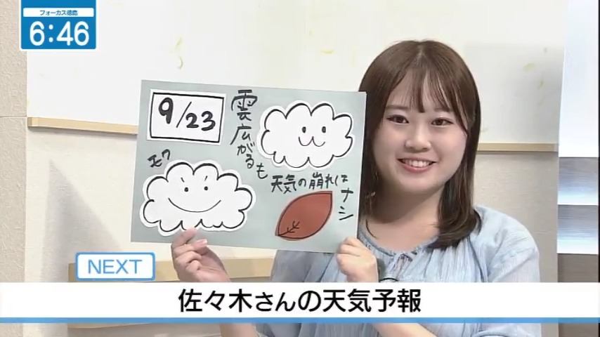 seina_jrt's tweet photo. 雲広がるも☁️天気の大きな崩れはナシ
【9月25日(金)徳島の天気】
▶日中は日差しが届く所も
▶最高気温は前日より低く　この時期らしい気温に
▶中秋の名月🌕眺めてみては？

#四国放送　#徳島　#気象予報士 https://t.co/0QELbRBGEY