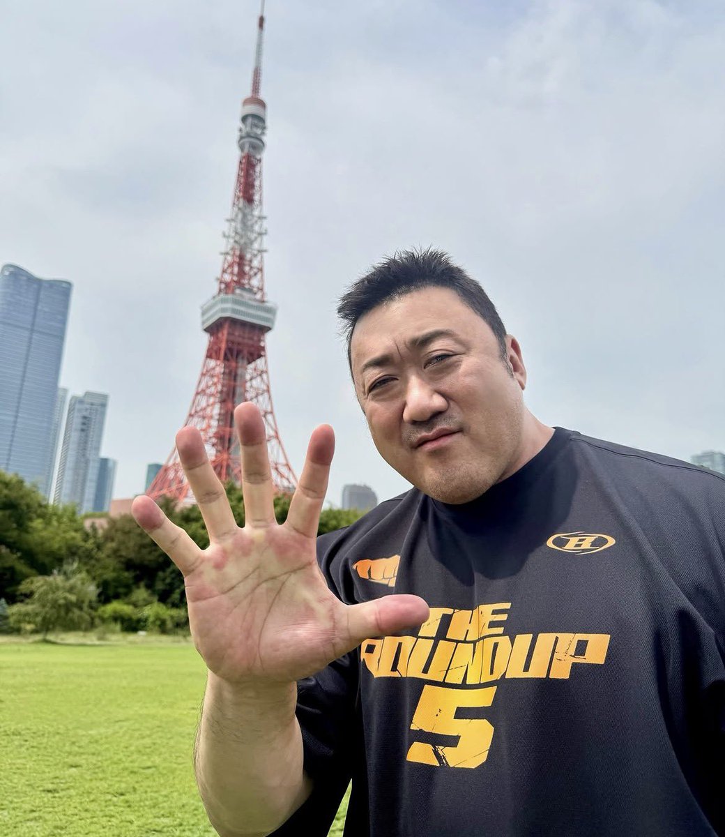 hanausa2's tweet photo. 日本で撮影してたのねー！！犯罪都市5！！楽しみすぎるキャストなのよ… https://t.co/RXvugjkhmp