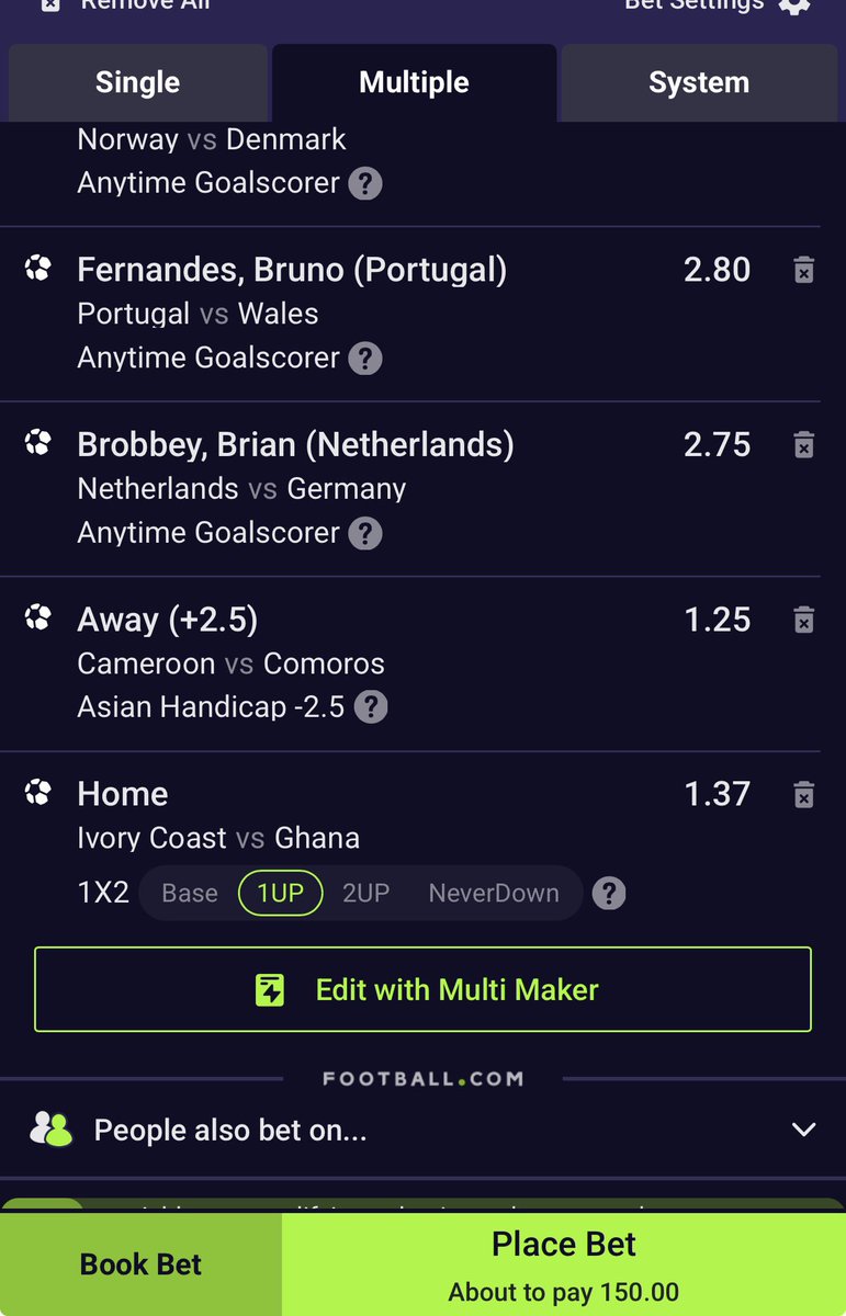 GabbySirh's tweet photo. 22 odds ✍️

GPA3GP8V

You can register n stake here: https://t.co/Aw6MzxYUDK

Bet Responsibly 🔞 https://t.co/FHfByxi3Pm