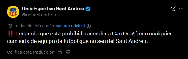 adrianRuizWeb's tweet photo. Libertad de expresión, pero en mi campo no entras con la camiseta de tu equipo.

Flipante. https://t.co/QSUoJZHQlb