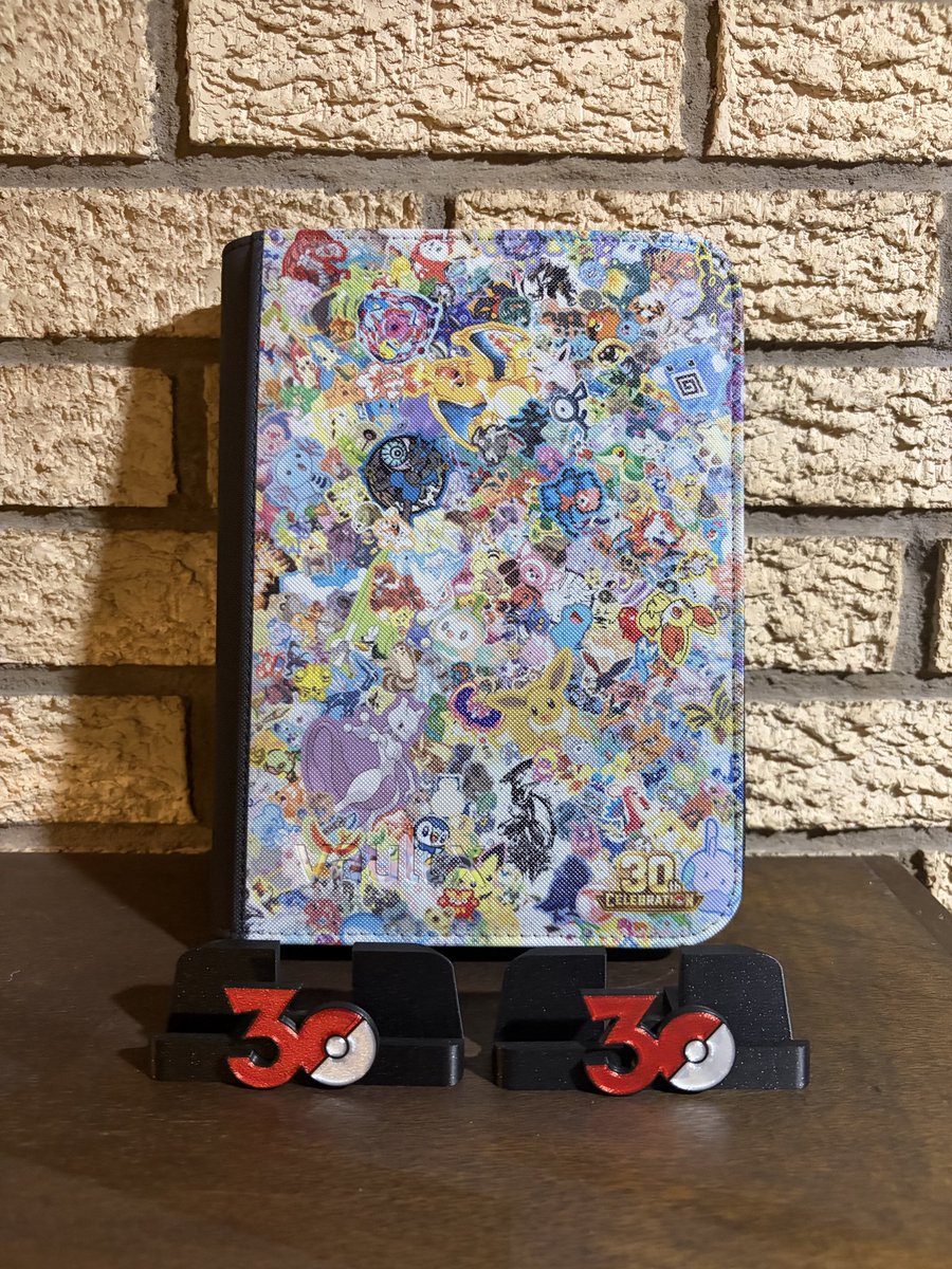 Symbiotic_Storm's tweet photo. #giveaway win this printed 4 pocket binder and stands. Simply like, retweet and comment your favorite pokemon! Ends Sept 30th https://t.co/dmitL6wteT