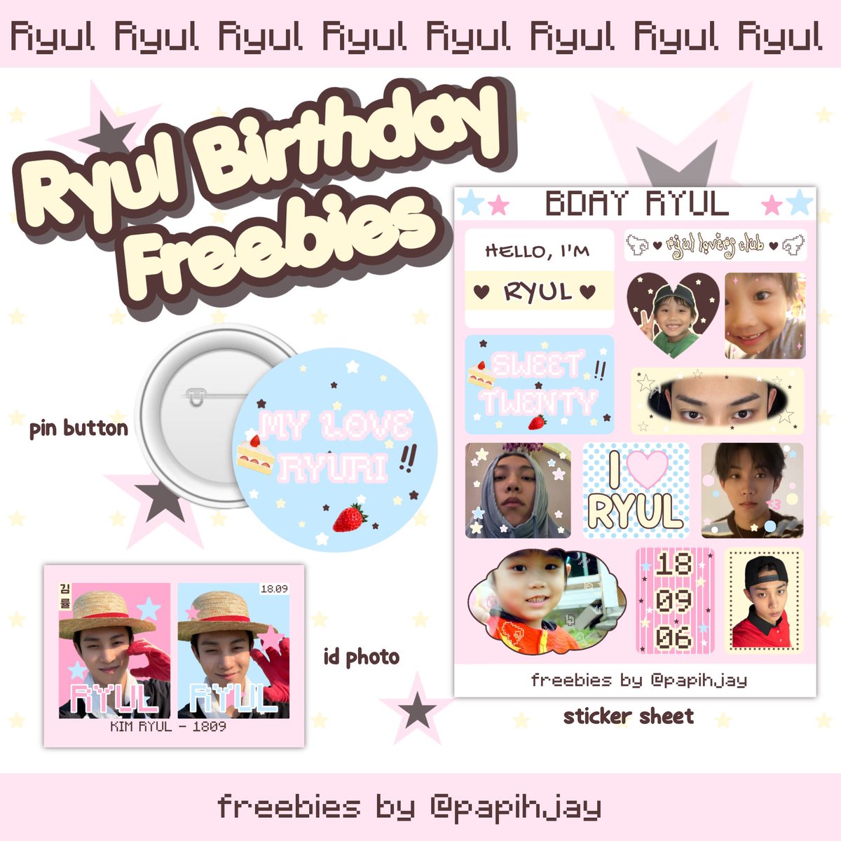 papihjay's tweet photo. FREEBIES RYUL BDAY 🌰🍰 
by @papihjay ₍^. .^₎Ⳋ

how to claim 🍮
⭑ rt & like this post
⭑ hanya utk yg syg lngshot🤞🏻(shotties & ryulmania) 
⭑ wajib tulis usn di notes pada saat checkout
⭑ one person only one 
⭑ bagi yg dapat, wajib tag aku di x 😋 

link co 🍊(no refund)
[https://t.co/7xOBr9k9k2]
⏰ 25092026 (18:09 wib)

GOOD LUCK🍀🩷🩵 
SHOTTIES & RYULMANIA 😽🫶🏻