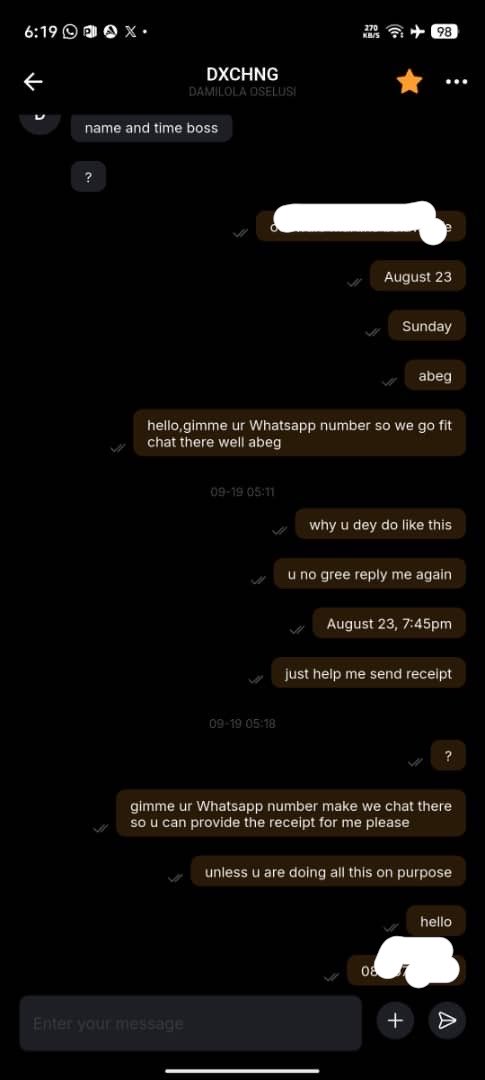 itzmartinsfund's tweet photo. Imagine 
If no be say dem be scam #bybit #scam https://t.co/z8SyOfLCBY