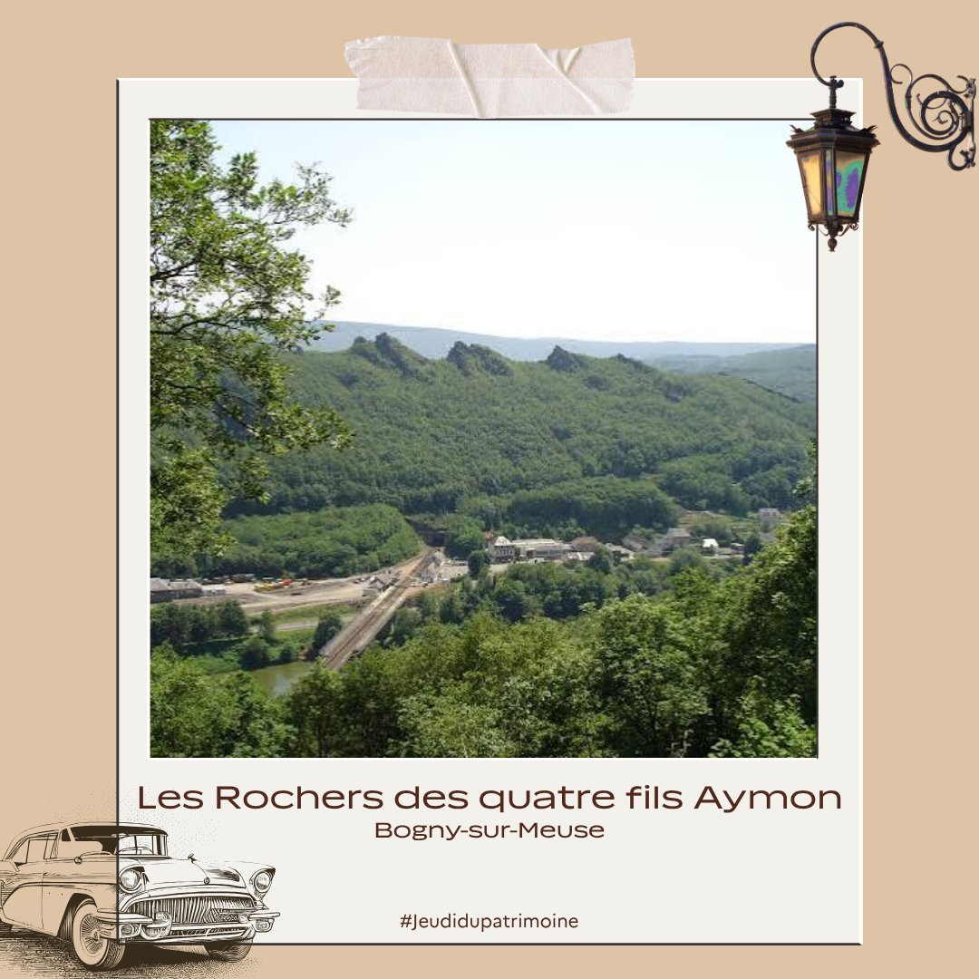 Image de Préfet des Ardennes - 🌲 #JeudiPatrimoine | Cette semaine, découvrez les Rochers des Quatre Fils Aymon, à Bogny-sur-Meuse.