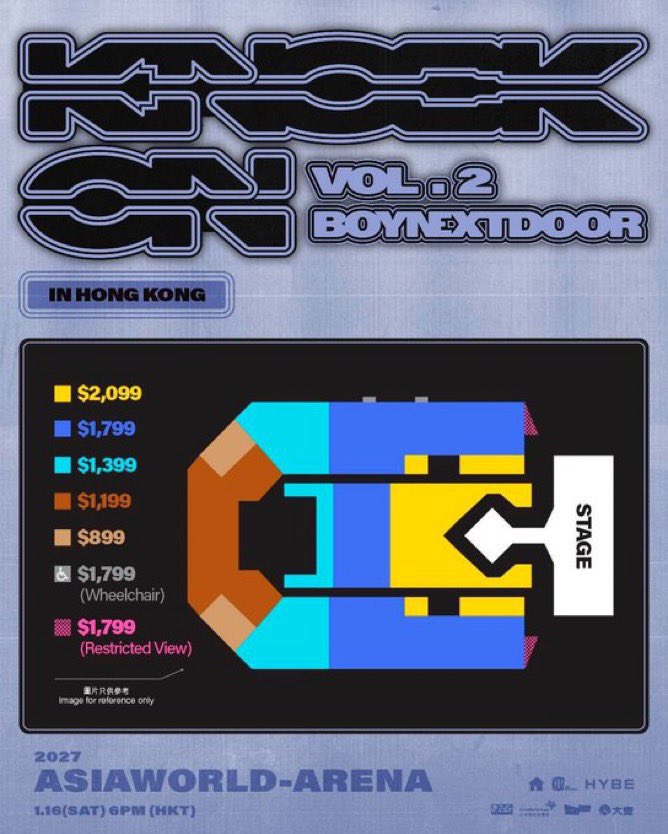 yumikodrr's tweet photo. BOYNEXTDOOR TOUR ‘KNOCK ON Vol.2’ IN HONG KONG 
香港コンサート 日時
2027年1月16日6PM
2027年1月17日5PM 場所
AsiaWorld-Arena
購入はDMまで
#チケット代行
#BOYNEXTDOOR 
#보이넥스트도어  
#BND
#ボネクド https://t.co/tWcBNfKCgW