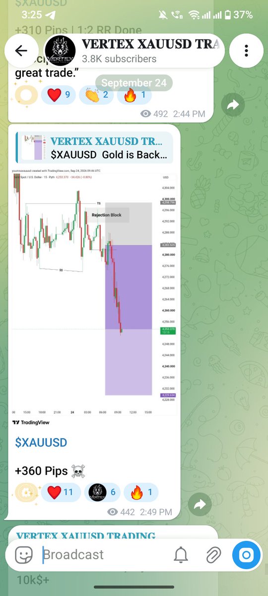 Manan__Trader's tweet photo. $XAUUSD

What a Perfect Execution in TG Community 

No One can give you Sniper Trades Like Me 

IF Still haven't Joined Don't Be Late 

Join Now 
https://t.co/18lzbyIRBe https://t.co/PMWZ87hzof
