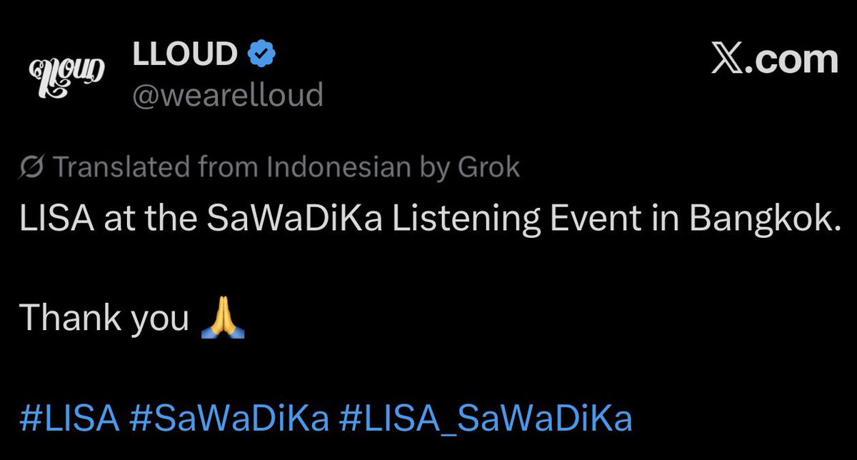 lalisamgger's tweet photo. THANK YOU is the next single 🤫 https://t.co/7lW3H1c9se