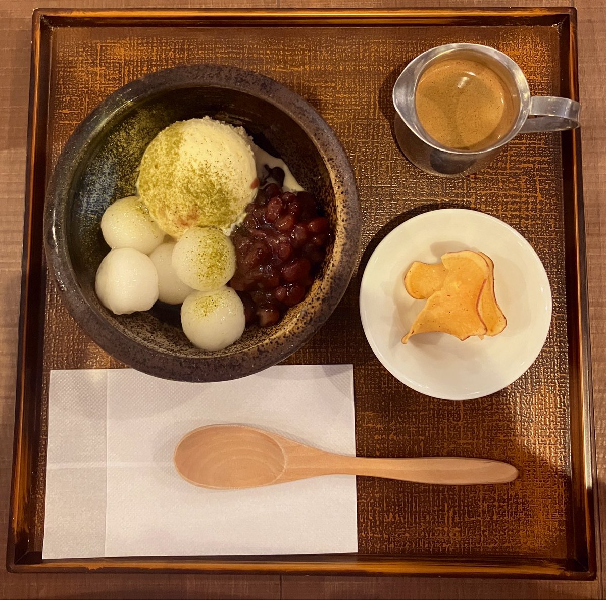 とあ分享美味的浓缩咖啡红豆汤 · 来源图片