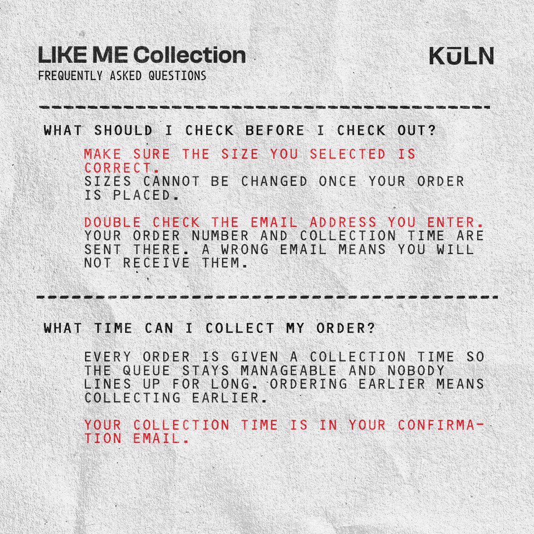 kuln_official's tweet photo. Questions, answered.

Pre-orders open 09.25.26. https://t.co/yrmEH1Bdvz