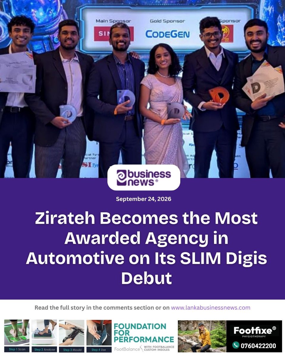 lbnbusinessnews's tweet photo. Zirateh Becomes the Most Awarded Agency in Automotive on Its SLIM Digis Debut
#Zirateh #Automotive #SLIMDigis https://t.co/RB1uB8KeXK