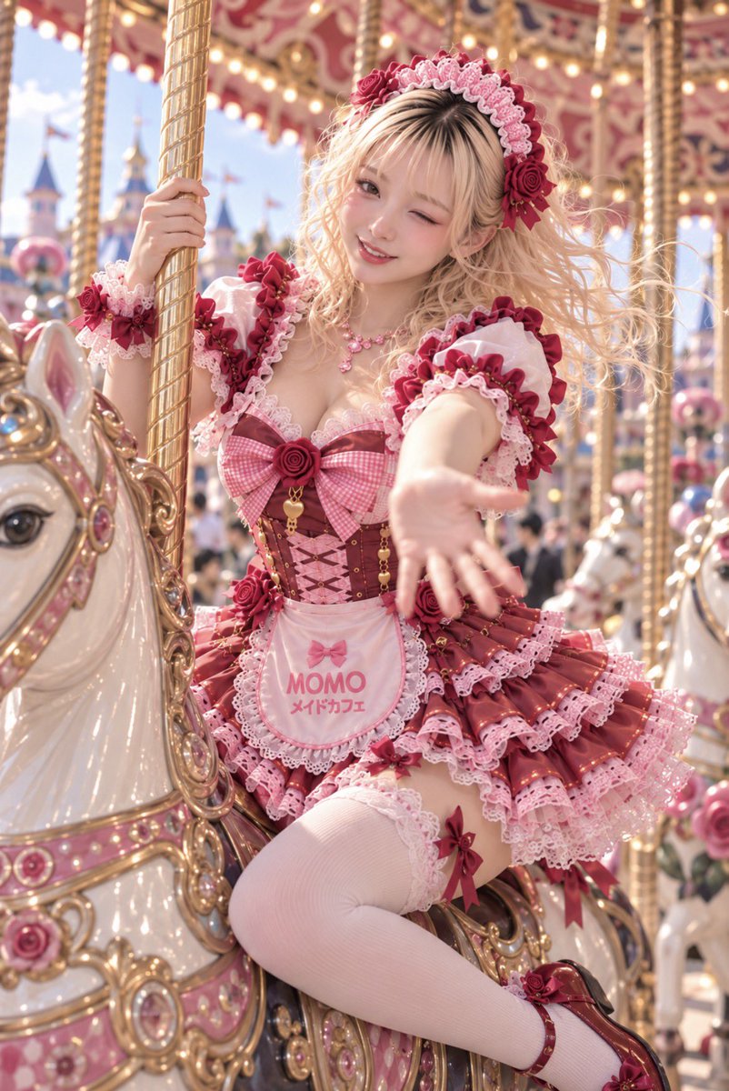 SAI_Kmi's tweet photo. 夜のシフト前に、ちょっとストレス発散したい人〜っ？🎡✨
遊園地においで〜！一緒にいっぱい遊ぼ〜っ💕💖🥰 https://t.co/FfMfATDQVJ