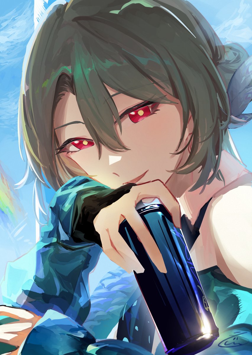 kujisho0312's tweet photo. ヴィタ_FA

服の袖透け素材っぽくてかわいい
首元のデザインは分からなかったので捏造 https://t.co/Pfuo8Tacuq