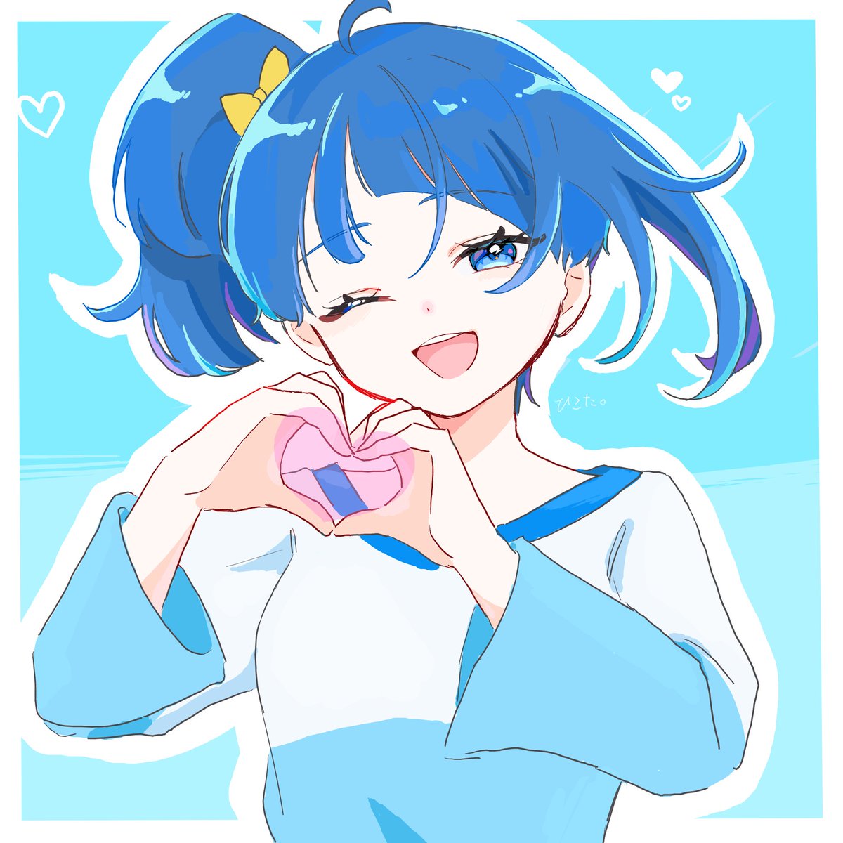 hikota_126's tweet photo. 💙 https://t.co/pbu7T9vnGh