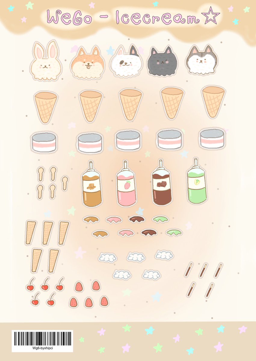 xhipci's tweet photo. wiigo-icecream sticker 𐔌՞ ܸ.ˬ.ܸ՞𐦯 ⋆˚꩜｡ּ.ᐟ  more updates once they’re printed😚 https://t.co/mU4d5lpl7a