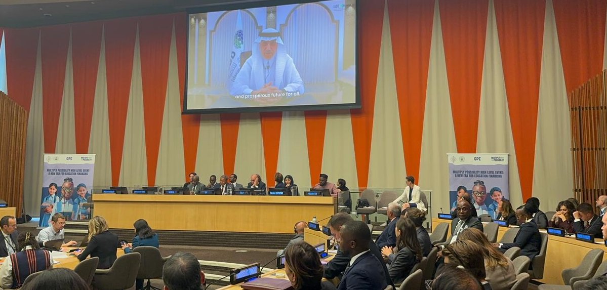 isdb_group's tweet photo. On the sidelines of #UNGA81 in New York, #IsDB and @TheOPECFund pledged US$800M to SmartEd Phase II, opening the way to a US$1B education package with @GPforEducation.

Read more: https://t.co/hchph0I0pR

#SDG4 https://t.co/duv8kxOnsL