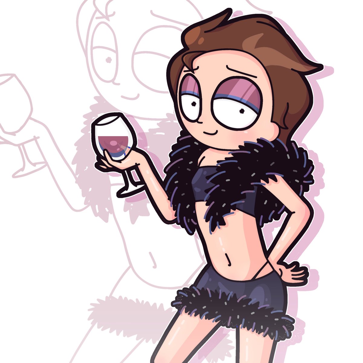 rickbuttcheeks's tweet photo. do u guys fw my morty oc… 🤤 https://t.co/hVtM8mCGws